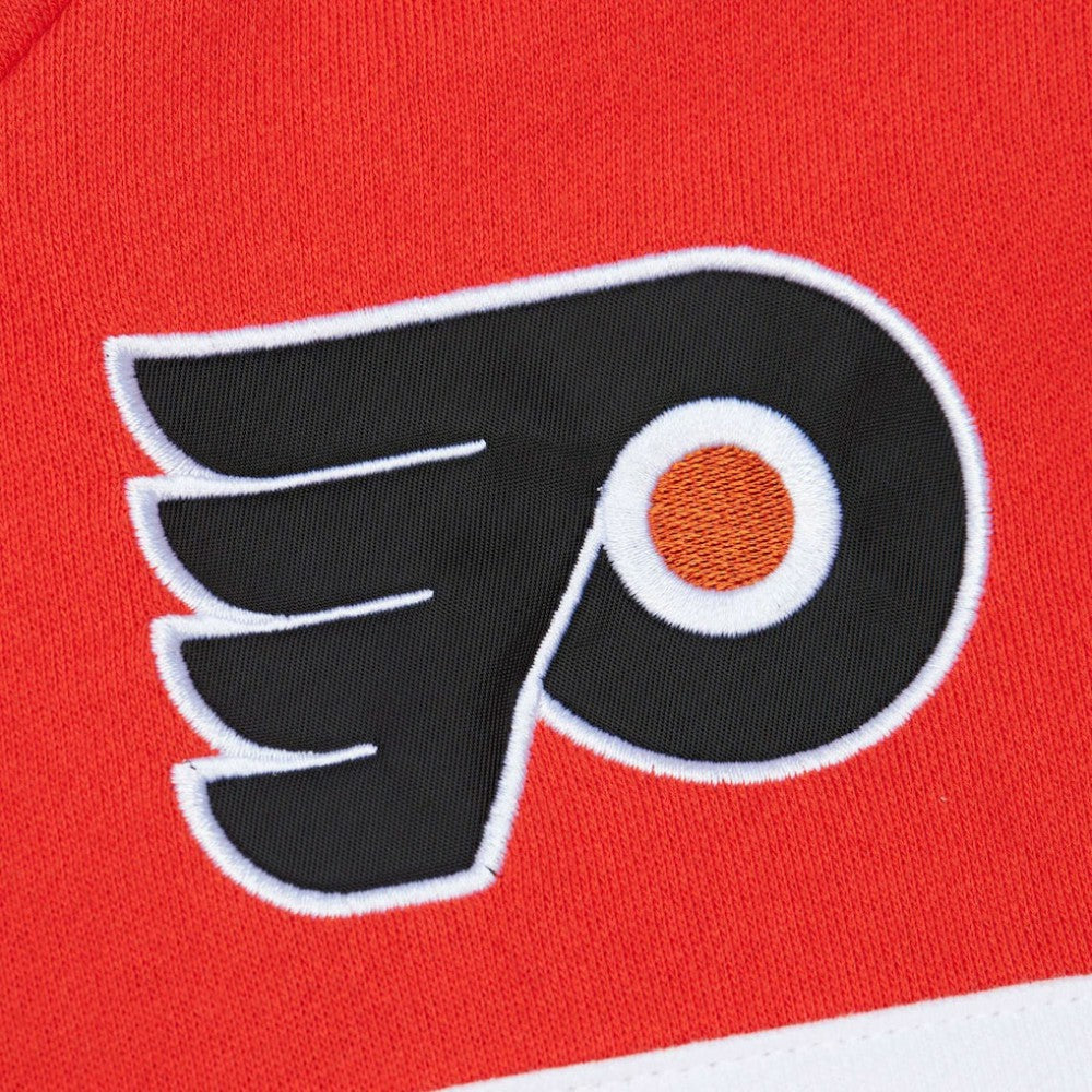 Philadelphia Flyers Mitchell & Ness Head Coach Pullover Hoodie - Black/Orange - NHL