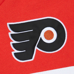 Philadelphia Flyers Mitchell & Ness Head Coach Pullover Hoodie - Black/Orange - NHL