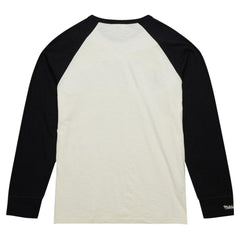 Pittsburgh Penguins Mitchell & Ness Legendary Slub Vintage Raglan Long Sleeve T-Shirt - Cream - NHL