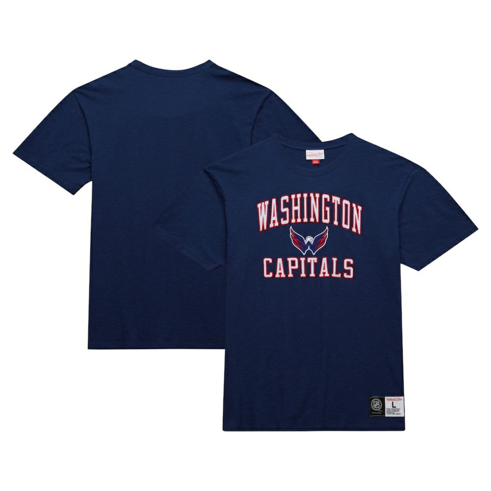 Washington Capitals Mitchell & Ness Legendary Slub T-Shirt - Navy - NHL