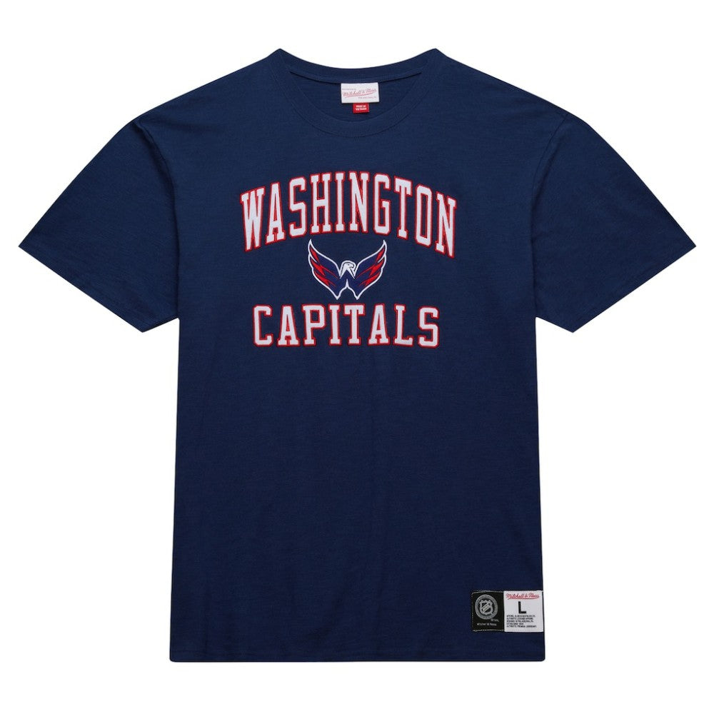 Washington Capitals Mitchell & Ness Legendary Slub T-Shirt - Navy - NHL