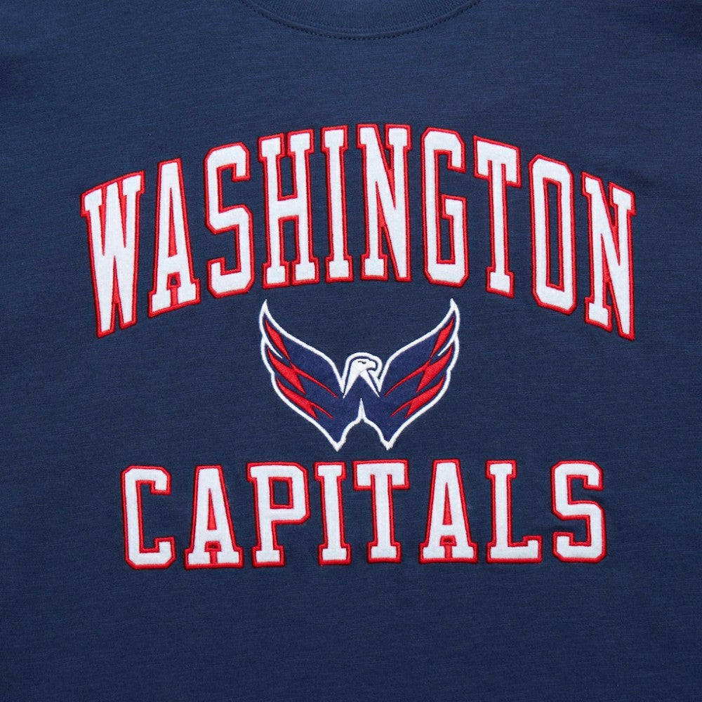Washington Capitals Mitchell & Ness Legendary Slub T-Shirt - Navy - NHL