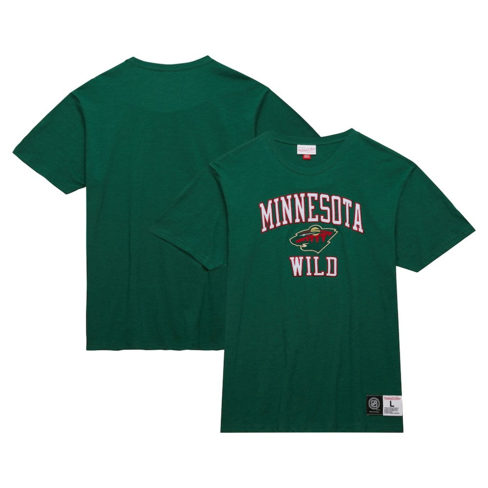 Minnesota Wild Mitchell & Ness Legendary Slub T-Shirt - Green - NHL