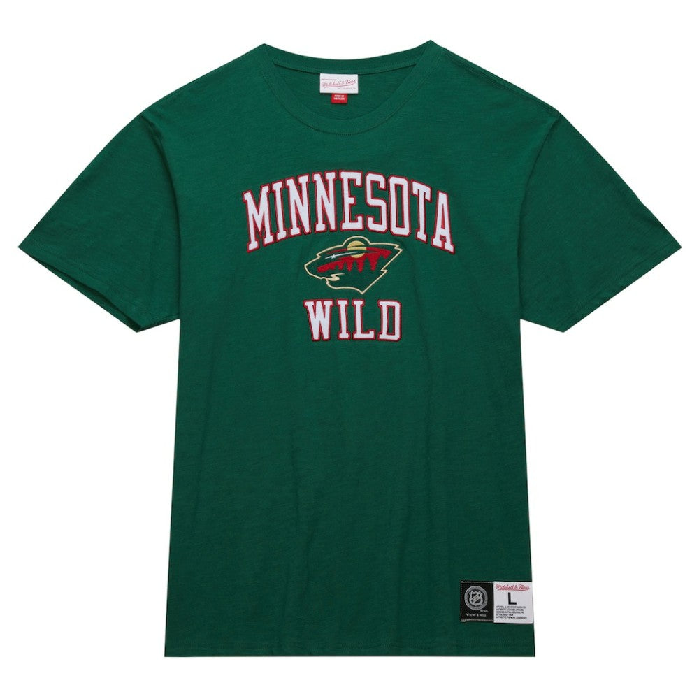 Minnesota Wild Mitchell & Ness Legendary Slub T-Shirt - Green - NHL