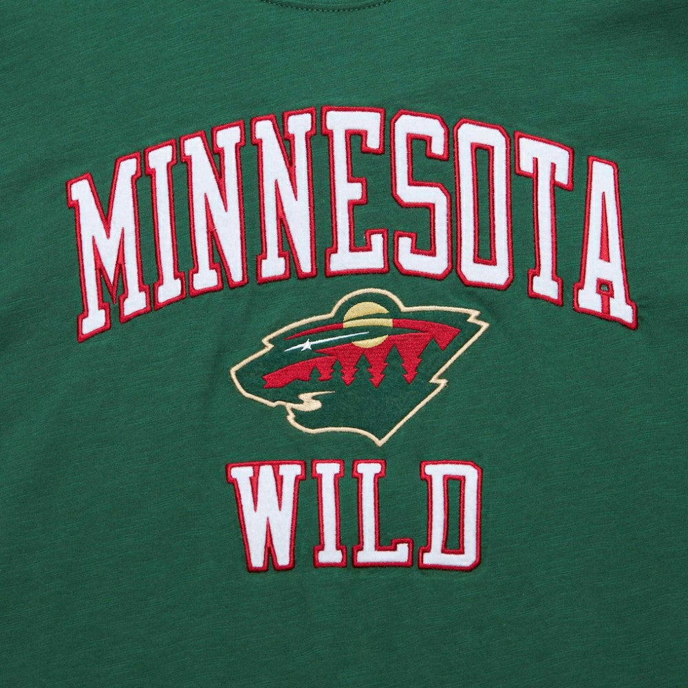 Minnesota Wild Mitchell & Ness Legendary Slub T-Shirt - Green - NHL