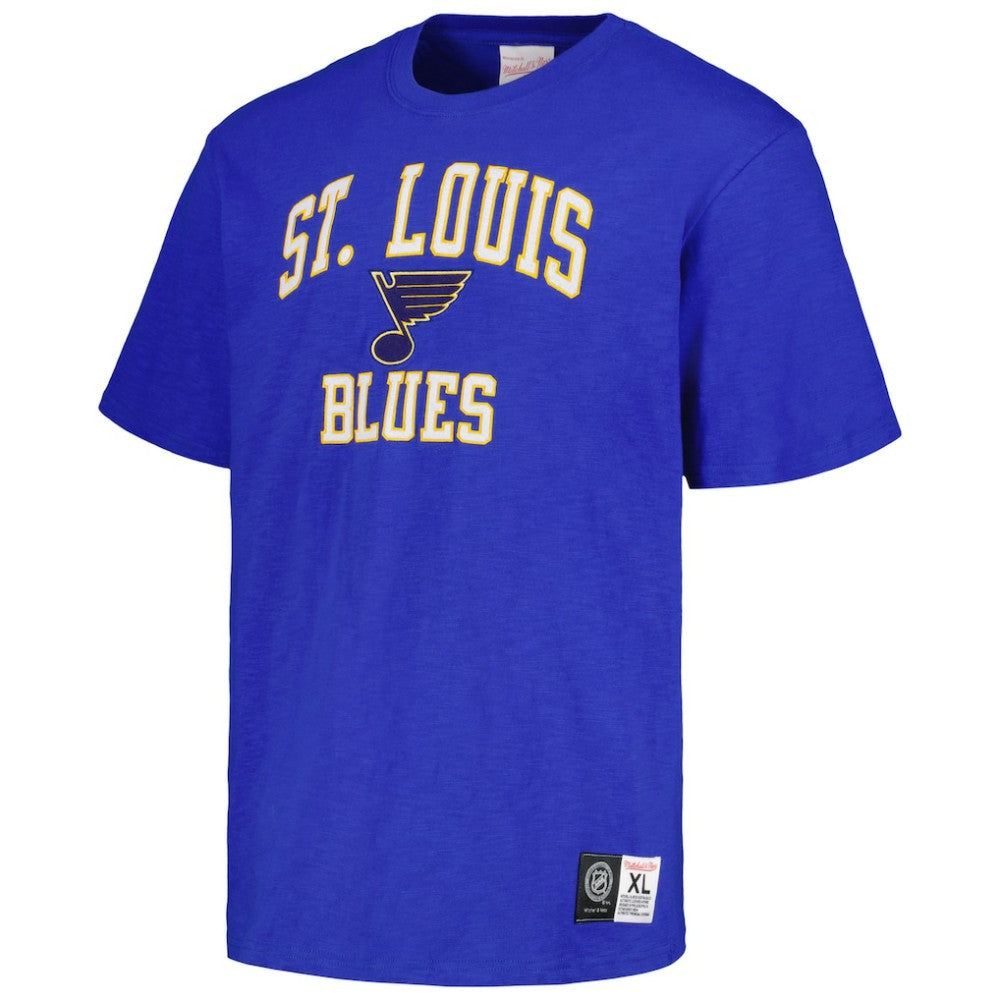 St. Louis Blues Mitchell & Ness Legendary Slub T-Shirt - Blue - NHL