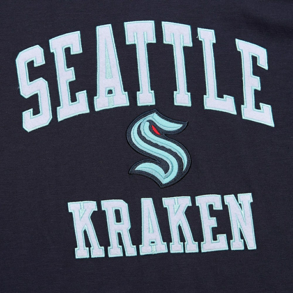 Seattle Kraken Mitchell & Ness Legendary Slub T-Shirt - Deep Sea Blue - NHL