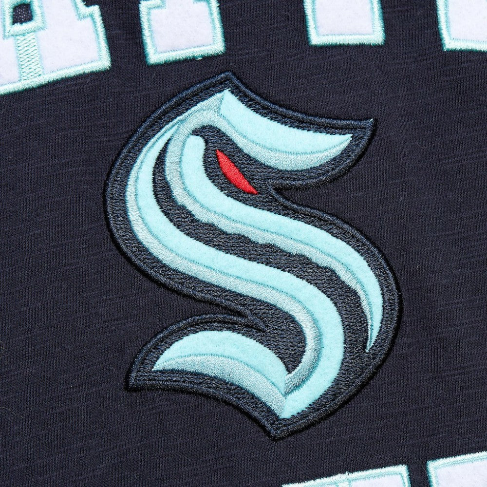 Seattle Kraken Mitchell & Ness Legendary Slub T-Shirt - Deep Sea Blue - NHL