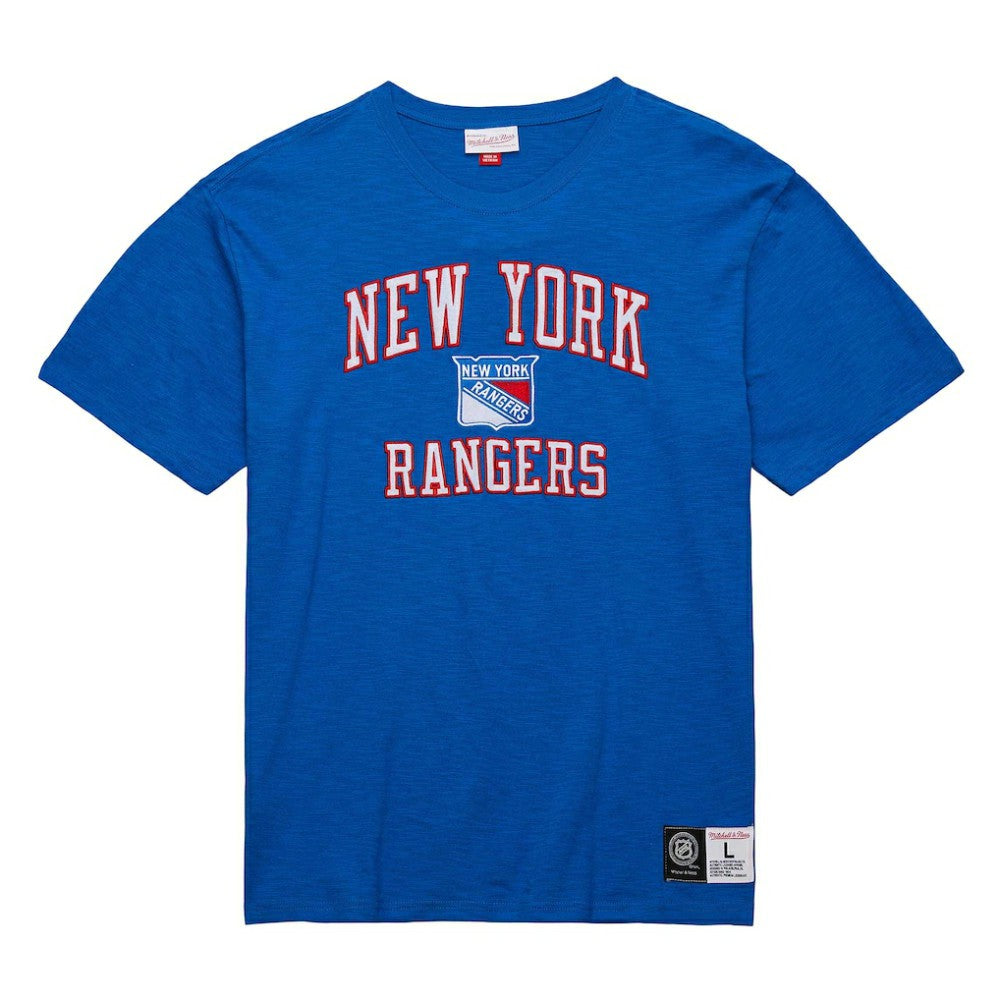 New York Rangers Mitchell & Ness Legendary Slub T-Shirt - Blue - NHL
