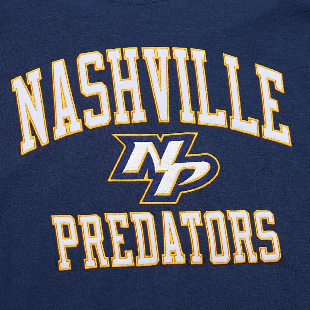 Nashville Predators Mitchell & Ness Legendary Slub T-Shirt - Navy - NHL