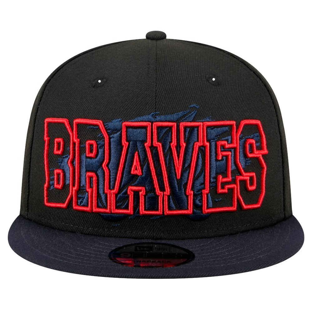 Atlanta Braves New Era Splatter 9FIFTY Snapback Hat - MLB