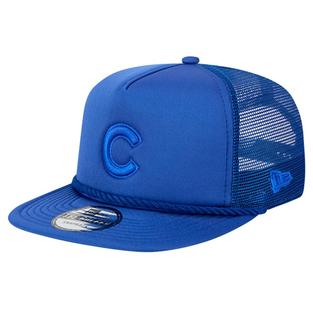 Chicago Cubs New Era Tone Foam Meshback Golfer Snapback Hat - MLB