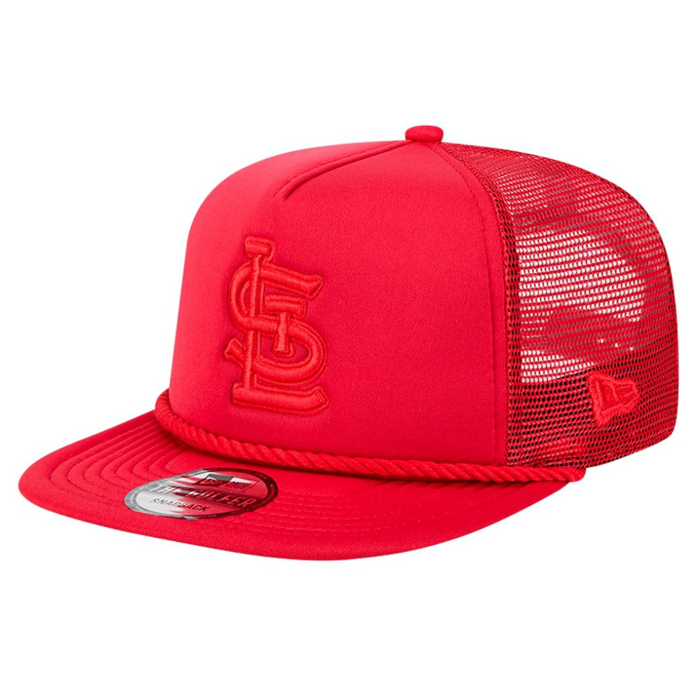 St. Louis Cardinals New Era Tone Foam Meshback Golfer Snapback Hat - MLB