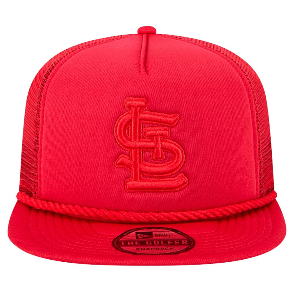 St. Louis Cardinals New Era Tone Foam Meshback Golfer Snapback Hat - MLB
