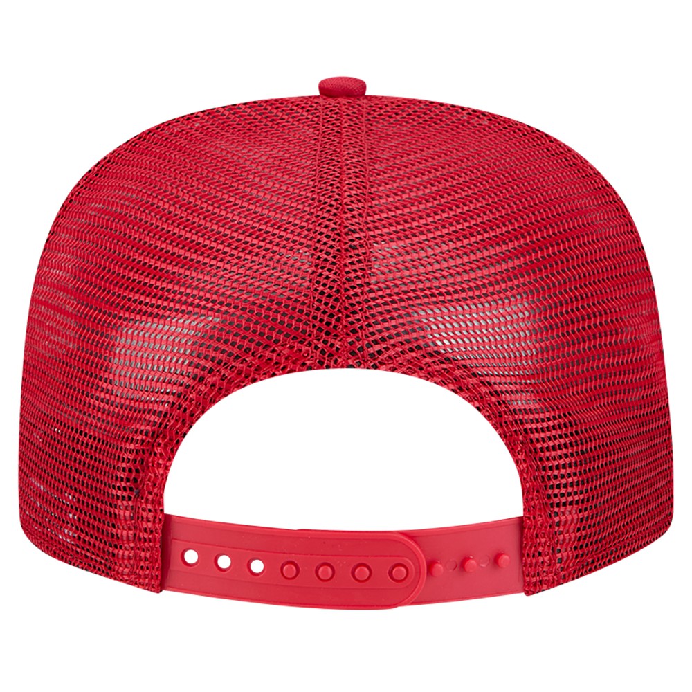 Los Angeles Angels New Era Tone Foam Meshback Golfer Snapback Hat - MLB