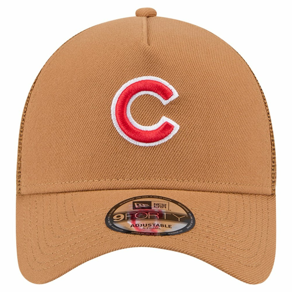 Chicago Cubs New Era A-Frame Trucker 9FORTY Adjustable Hat - MLB