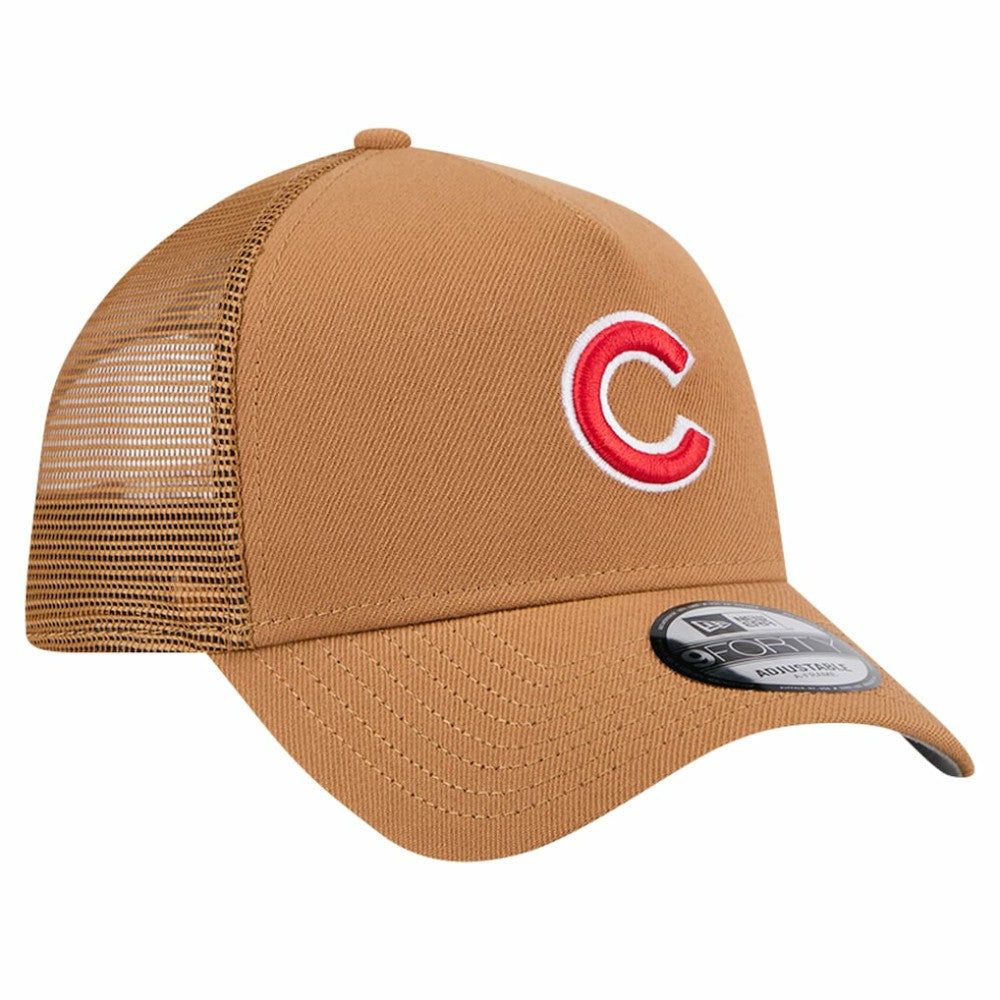 Chicago Cubs New Era A-Frame Trucker 9FORTY Adjustable Hat - MLB