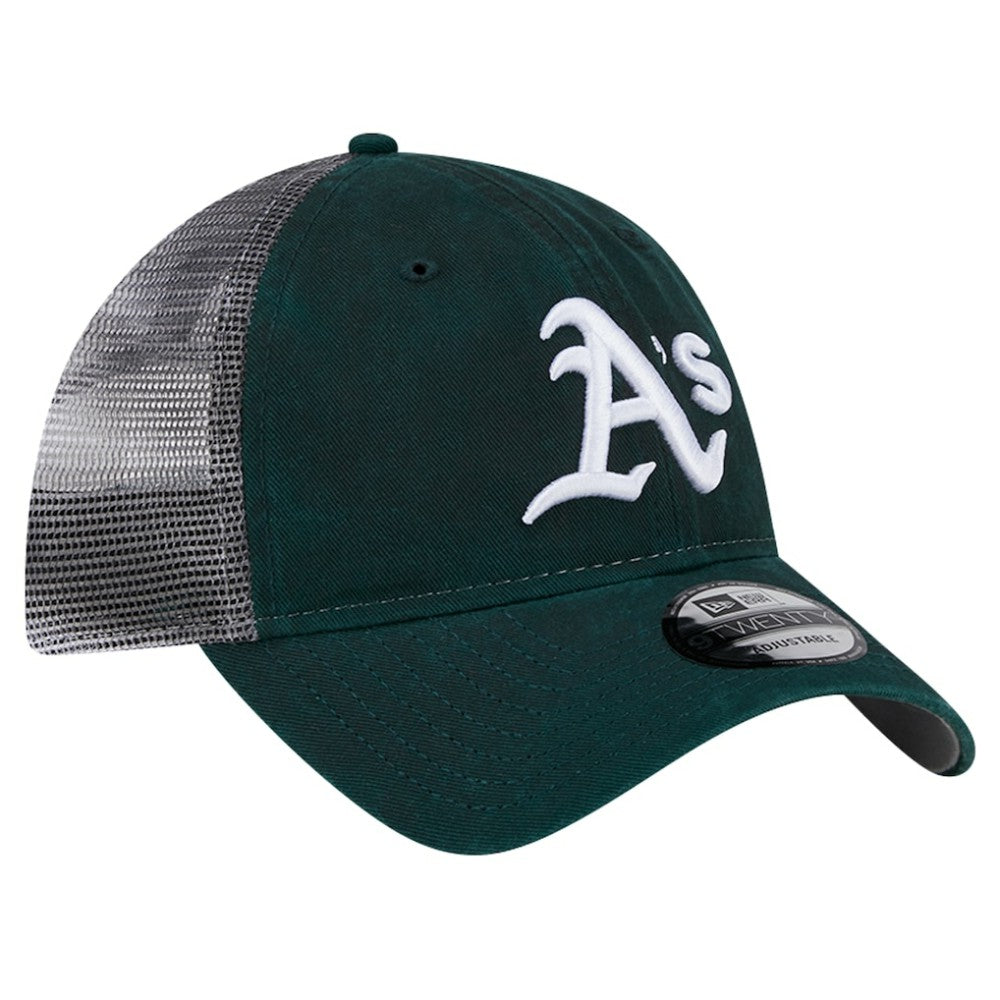 Athletics New Era Team Slick Trucker 9TWENTY Adjustable Hat - MLB