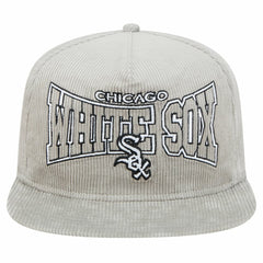 New Era Chicago White Sox Gray Corduroy Golfer Snapback Hat Hats - MLB