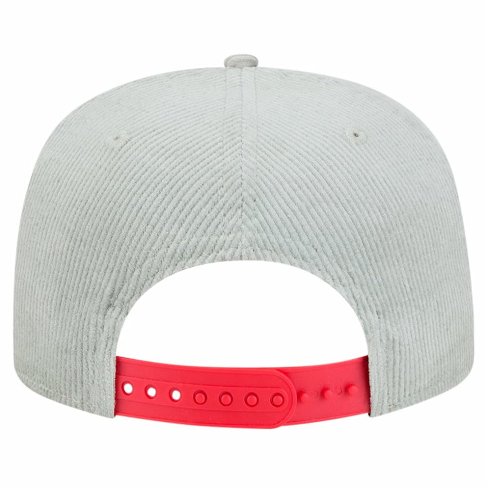 New Era Washington Nationals Gray Corduroy Golfer Snapback Hat Hats - MLB
