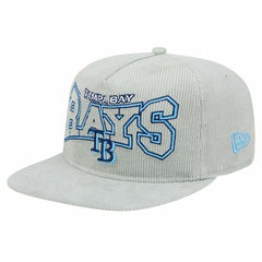 New Era Tampa Bay Rays Gray Corduroy Golfer Snapback Hat Hats - MLB