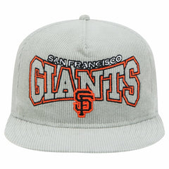 New Era San Francisco Giants Gray Corduroy Golfer Snapback Hat Hats - MLB