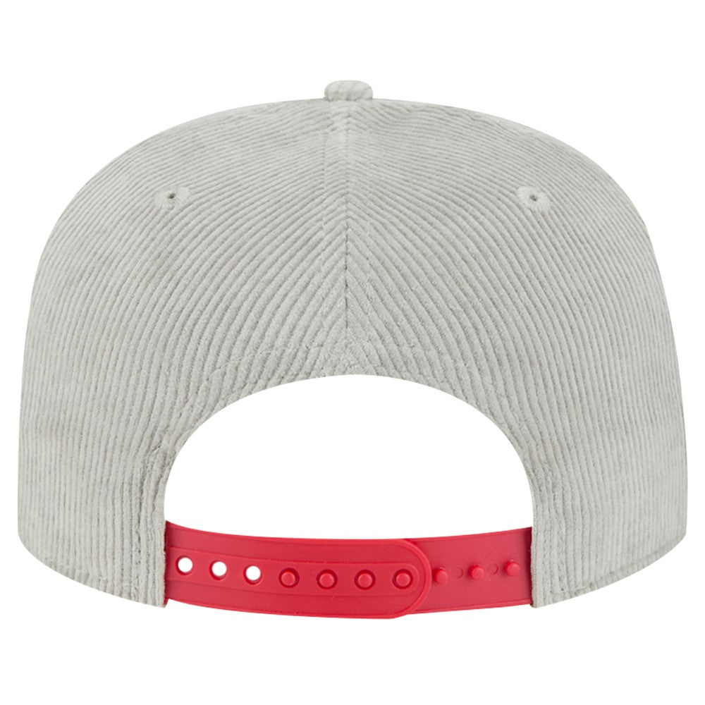 New Era Los Angeles Angels Gray Corduroy Golfer Snapback Hat Hats - MLB