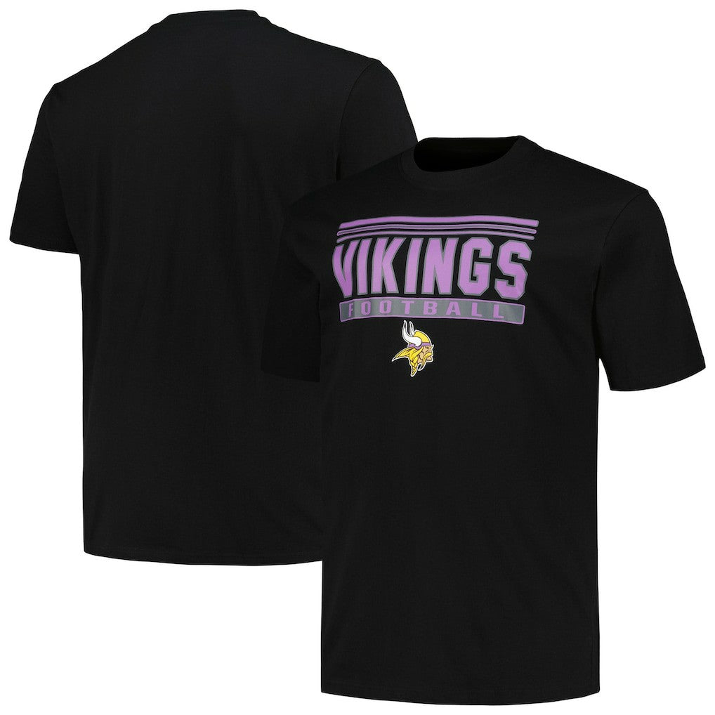 Minnesota Vikings Big & Tall Pop T-Shirt Black | Fanatics