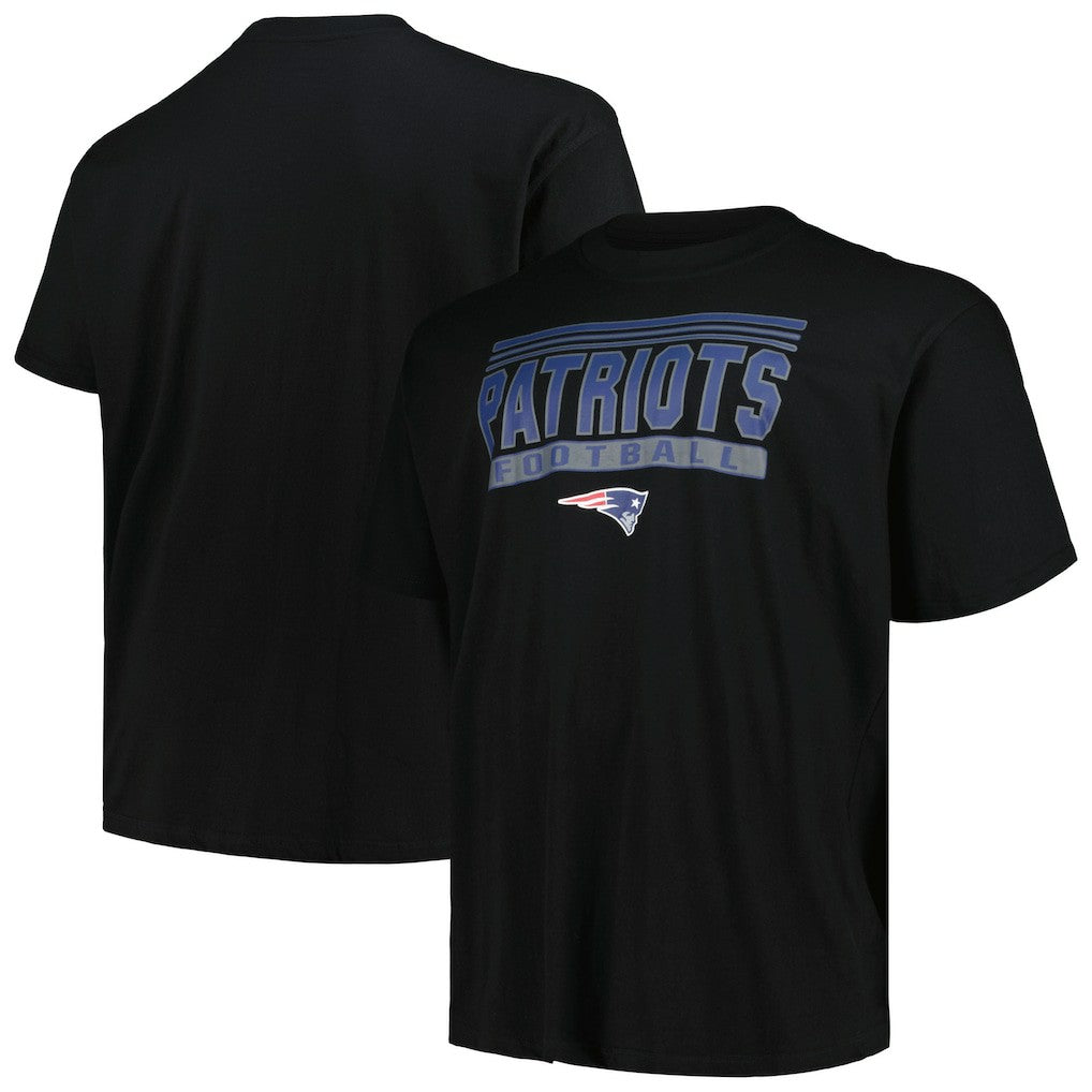 New England Patriots Big & Tall Pop T-Shirt Black | Fanatics