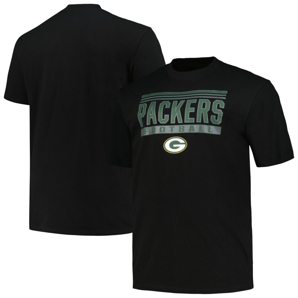 Green Bay Packers Big & Tall Pop T-Shirt Black | Fanatics