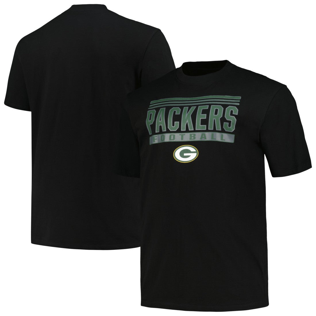 Green Bay Packers Big & Tall Pop T-Shirt Black | Fanatics