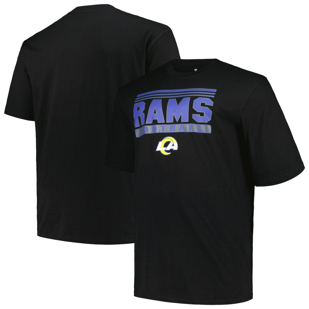 Los Angeles Rams Big & Tall Pop T-Shirt Black | Fanatics