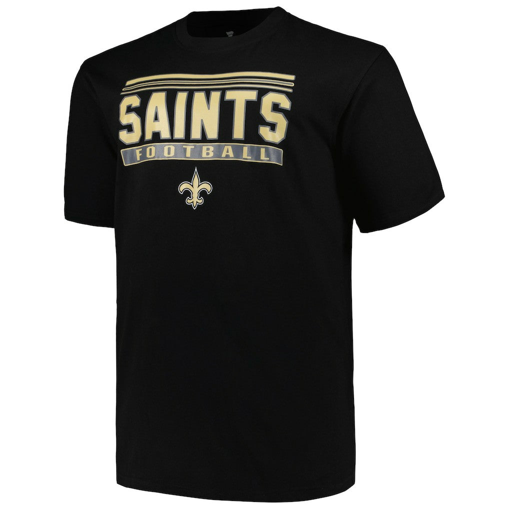 New Orleans Saints Big & Tall Pop T-Shirt Black | Fanatics