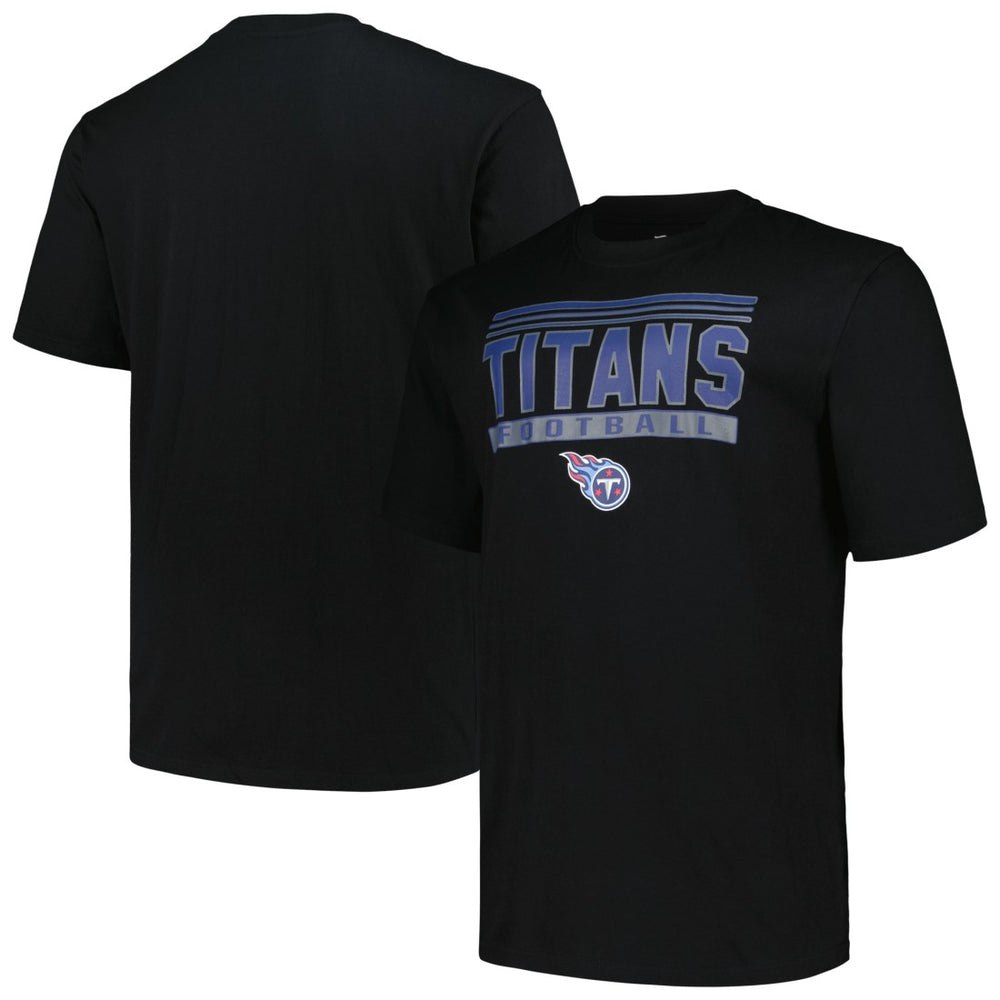 Tennessee Titans Big & Tall Pop T-Shirt Black | Fanatics
