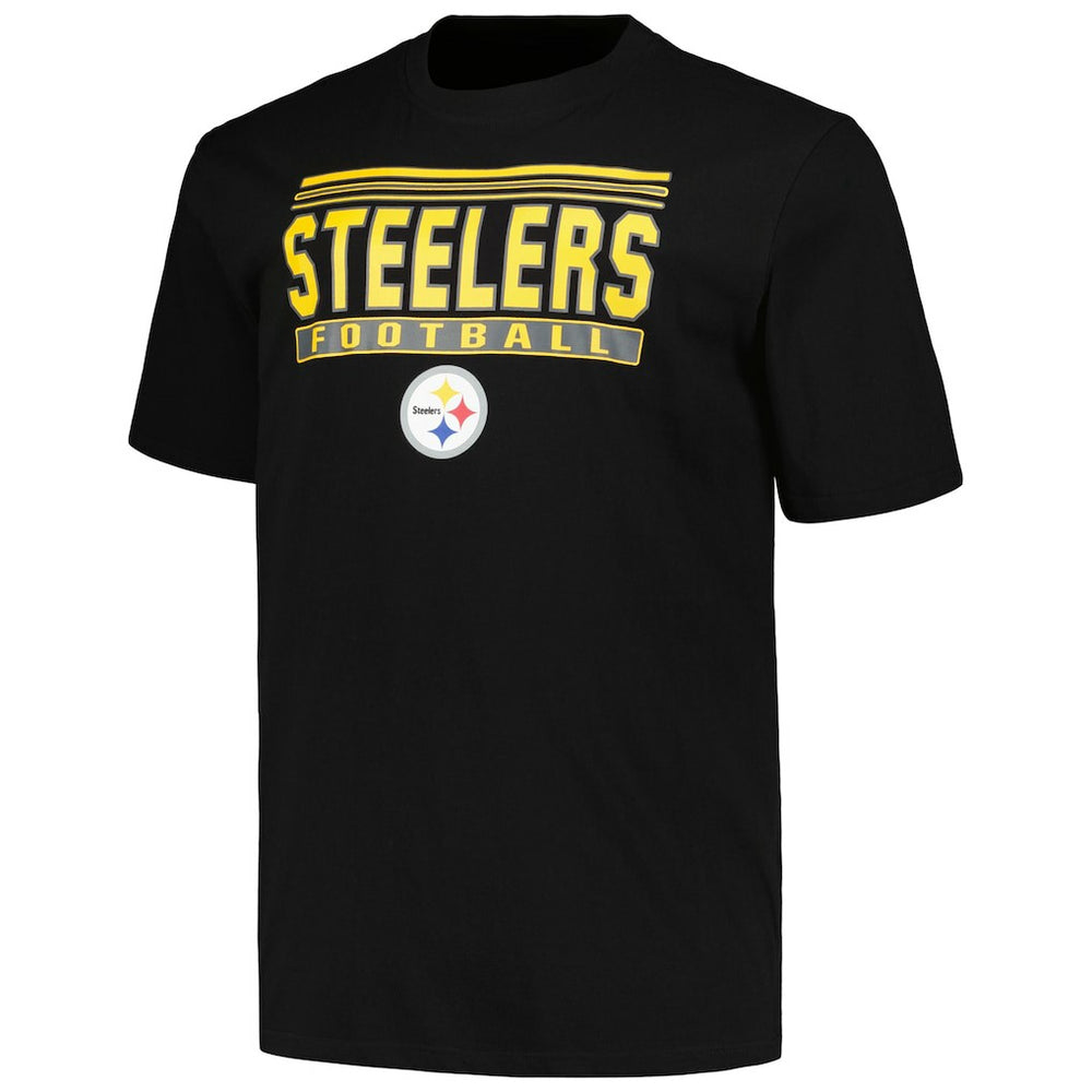 Pittsburgh Steelers Big & Tall Pop T-Shirt Black | Fanatics