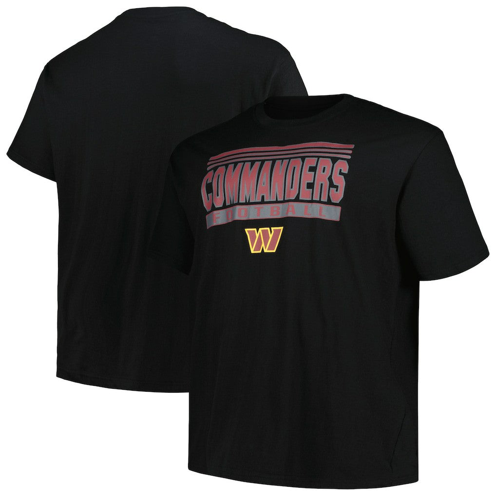 Washington Commanders Big & Tall Pop T-Shirt Black | Fanatics
