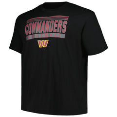 Washington Commanders Big & Tall Pop T-Shirt Black | Fanatics