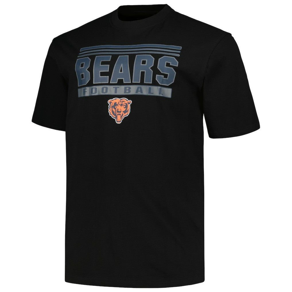 Chicago Bears Big & Tall Pop T-Shirt Black | Fanatics