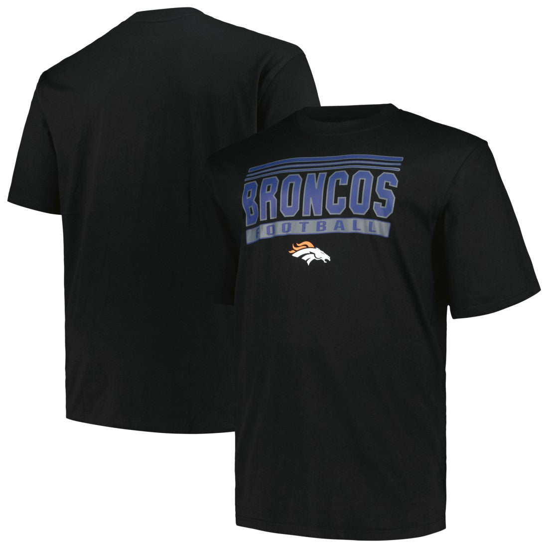 Denver Broncos Big & Tall Pop T-Shirt Black | Fanatics