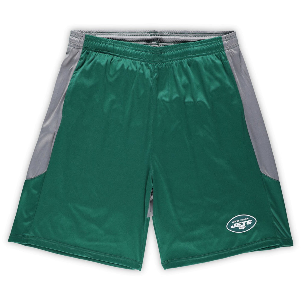 New York Jets Big & Tall Team Logo Shorts Green | Fanatics