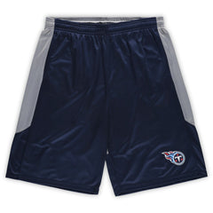 Tennessee Titans Big & Tall Team Logo Shorts Navy | Fanatics