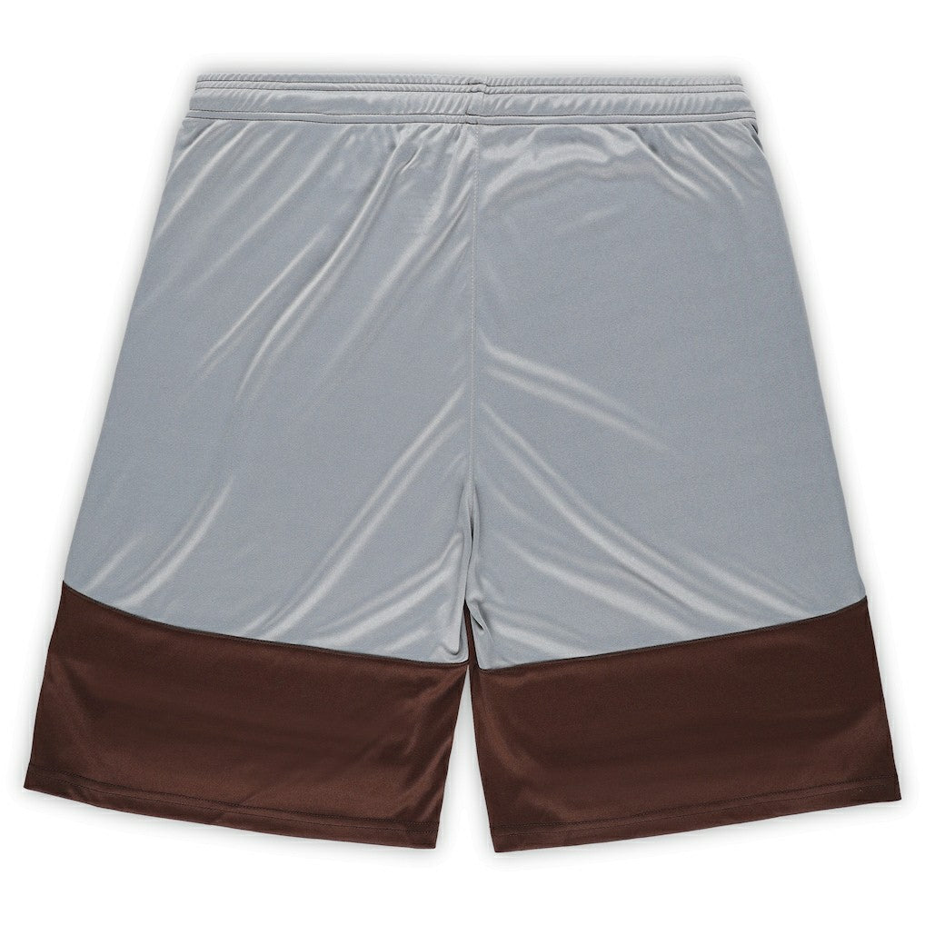 Cleveland Browns Big & Tall Team Logo Shorts Brown | Fanatics