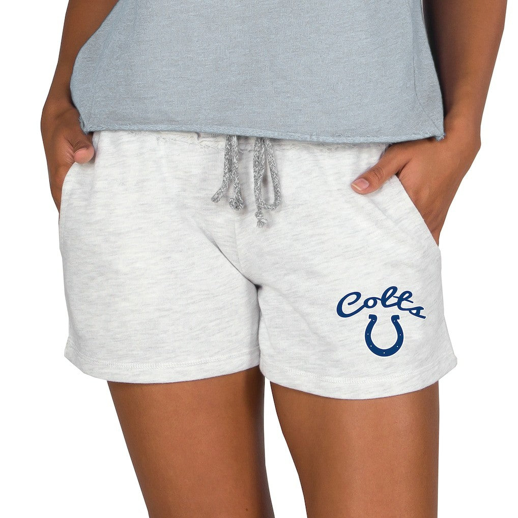 Indianapolis Colts Concepts Sport Women's Mainstream Terry Lounge Shorts Oatmeal | NFL