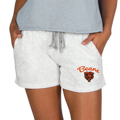 Chicago Bears Concepts Sport Women's Mainstream Terry Lounge Shorts Oatmeal | NFL