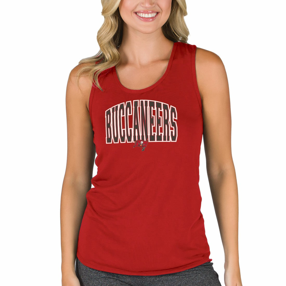 Tampa Bay Buccaneers Concepts Sport Women's Marathon Racer Back Tank Top Red | NFL