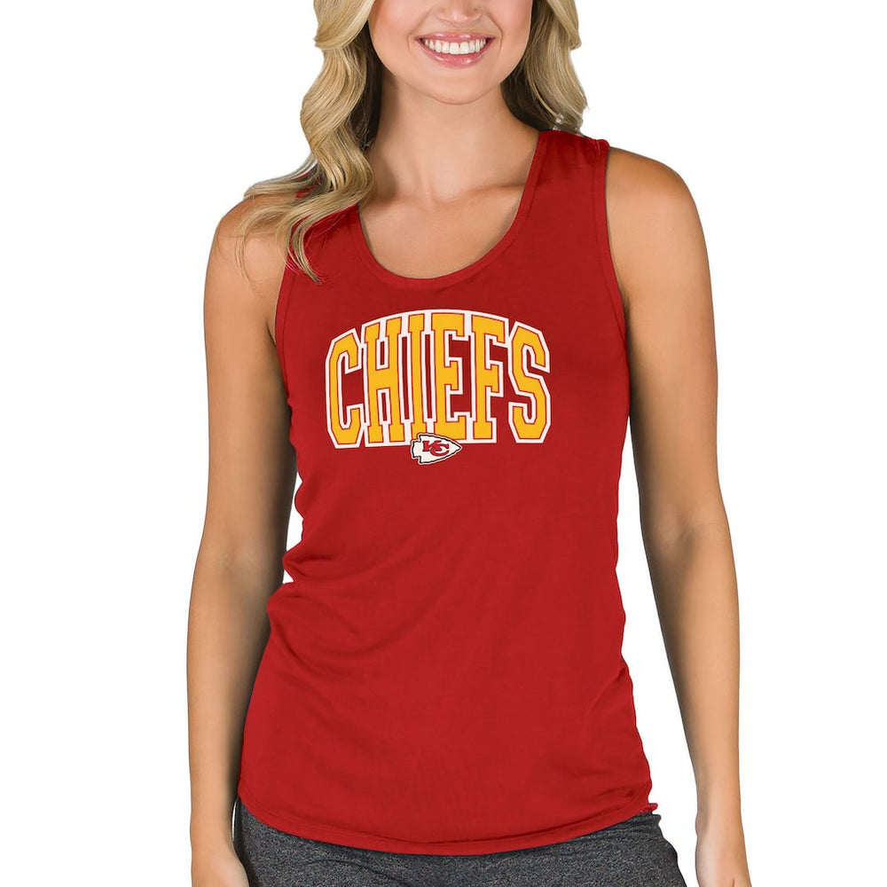 Kansas City Chiefs Concepts Sport Women's Marathon Racer Back Tank Top Red | NFL