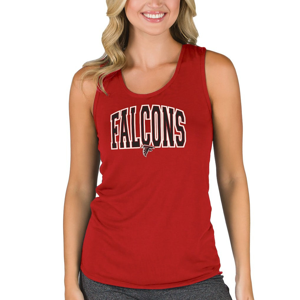 Atlanta Falcons Concepts Sport Women's Marathon Racer Back Tank Top Red | NFL