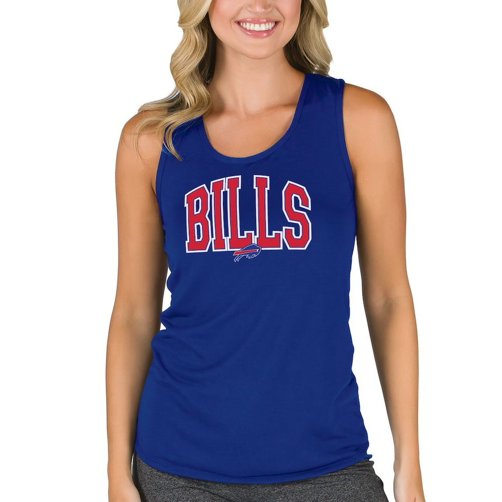 Buffalo Bills Concepts Sport Women's Marathon Racer Back Tank Top Royal | NFL
