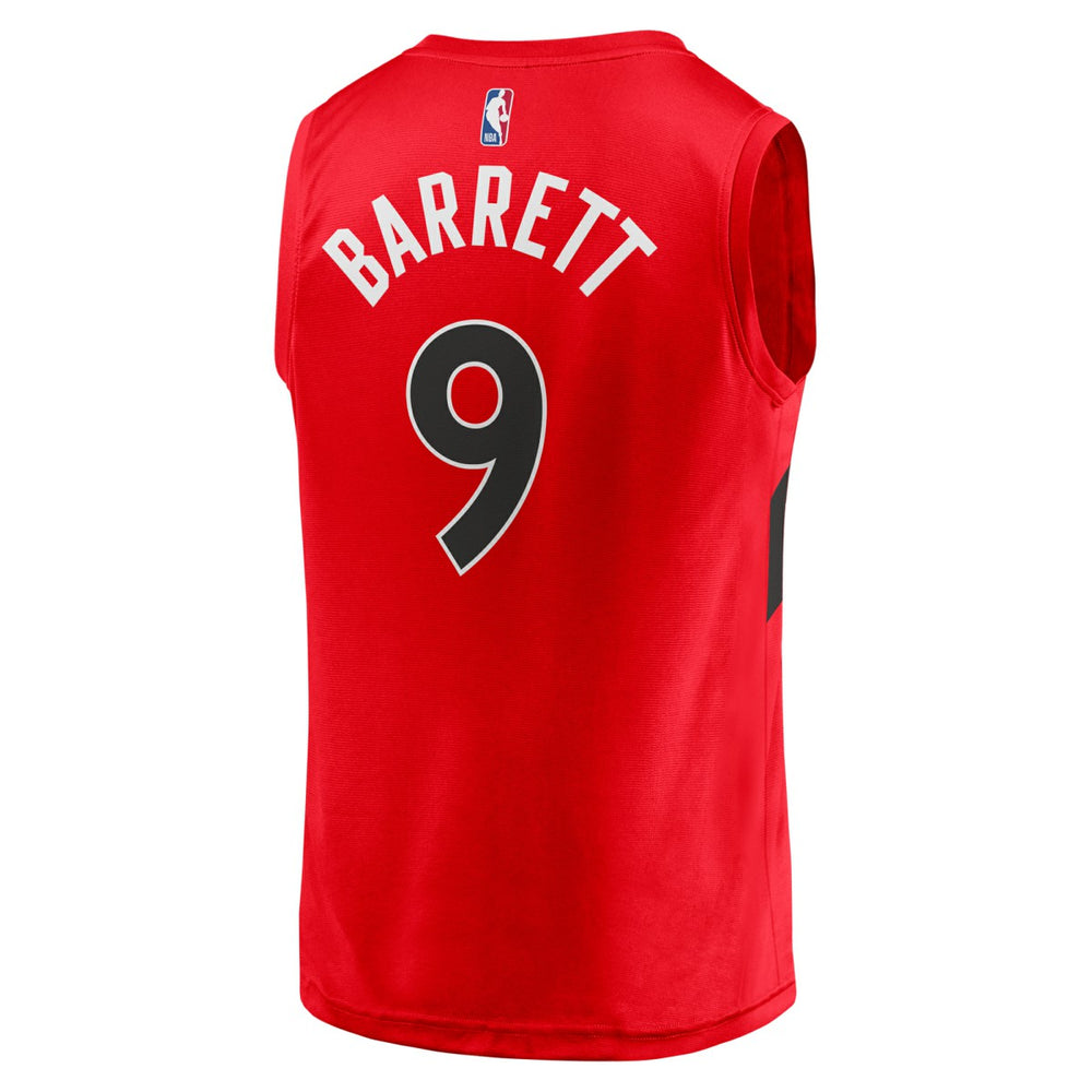 RJ Barrett Toronto Raptors Youth Fast Break Player Jersey Icon Edition Red - NBA