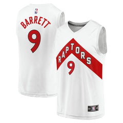 RJ Barrett Toronto Raptors Youth Fast Break Player Jersey Association Edition White - NBA